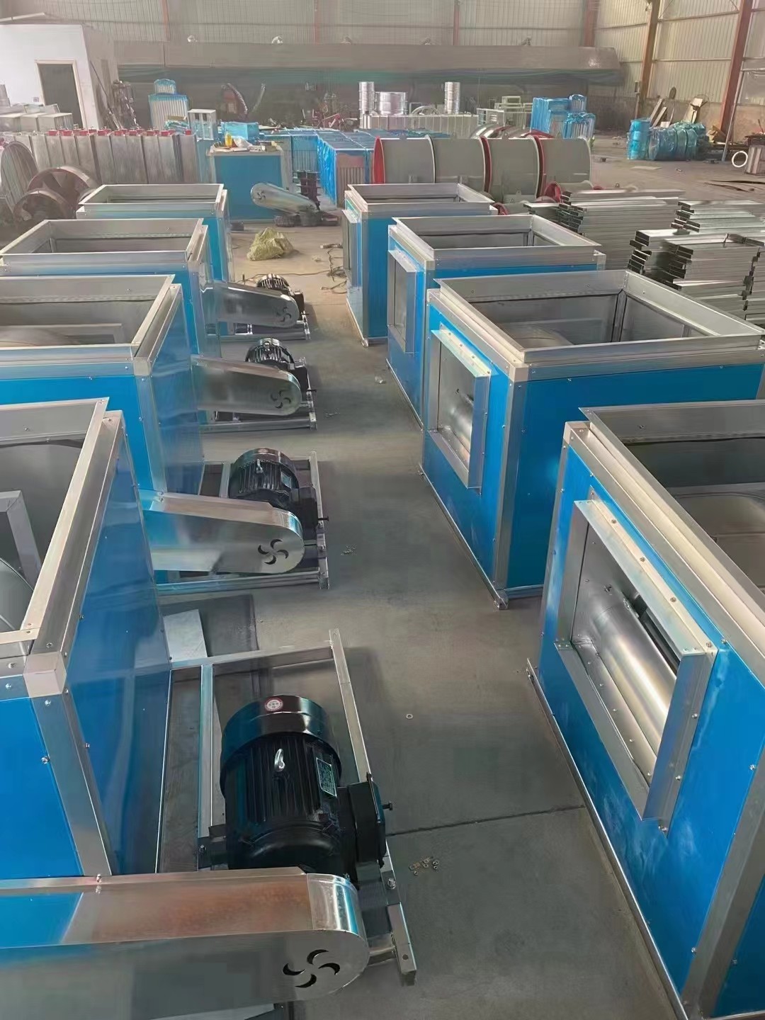 柜式離心風(fēng)機(jī)箱的工作原理以及安裝應(yīng)用