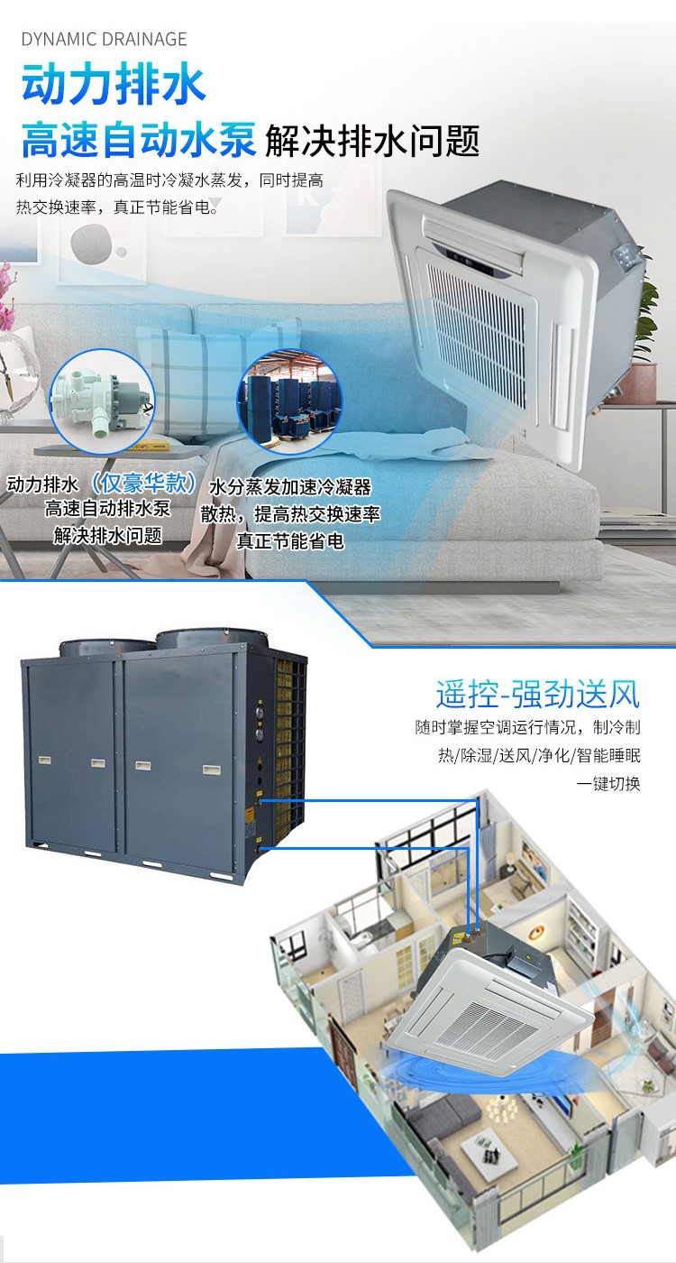 卡式風(fēng)機(jī)盤管如何排水？