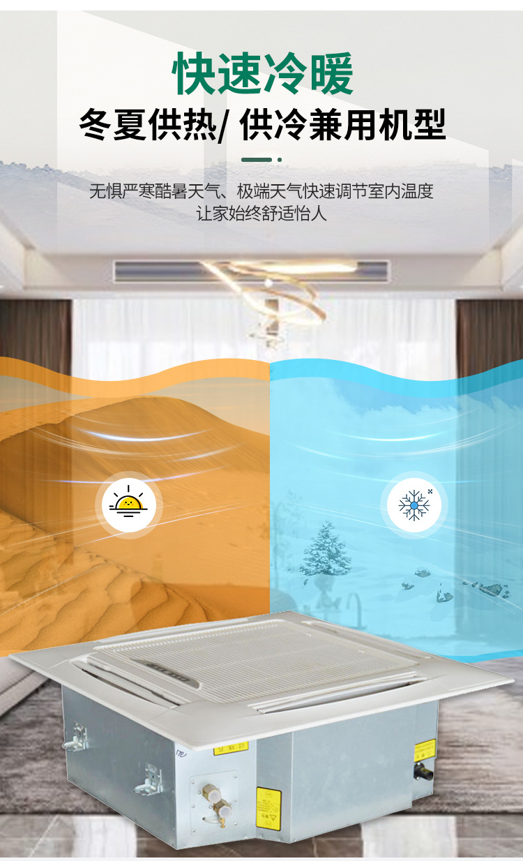 嵌入式四面出風(fēng)卡式天花機FP-68KM豪華款